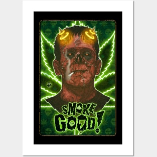 Frankenstein, smoke good Posters and Art